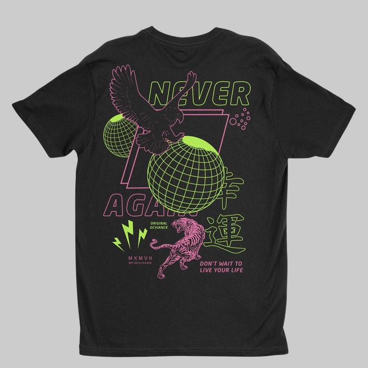 Camiseta "Never Again"